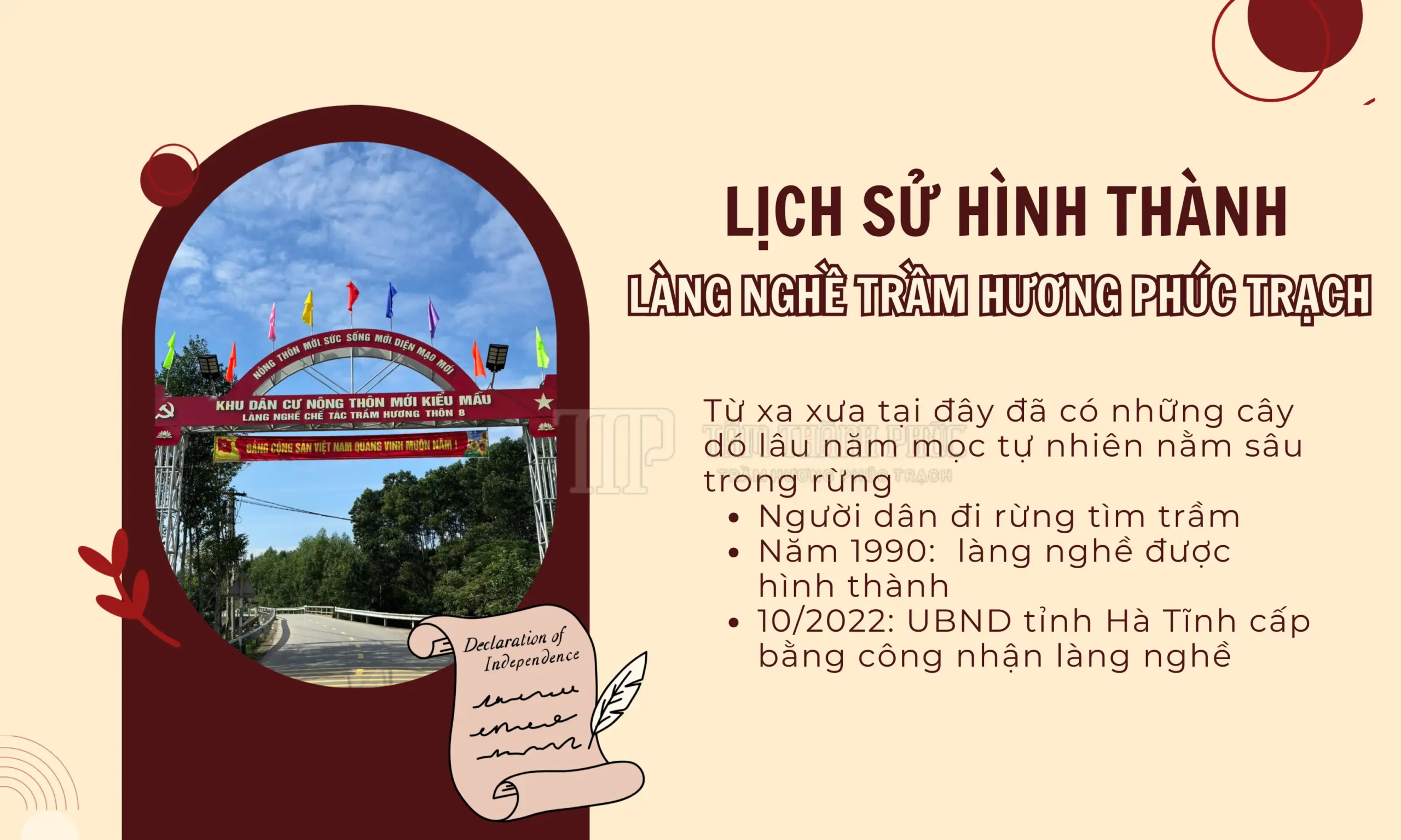 Làng nghề trầm hương Phúc Trạch Hà Tĩnh – Cái nôi trồng dó chăm trầm