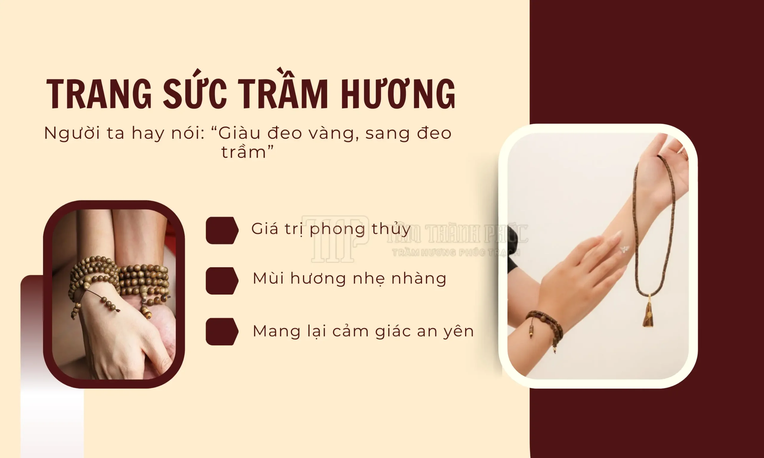 Trang sức trầm hương