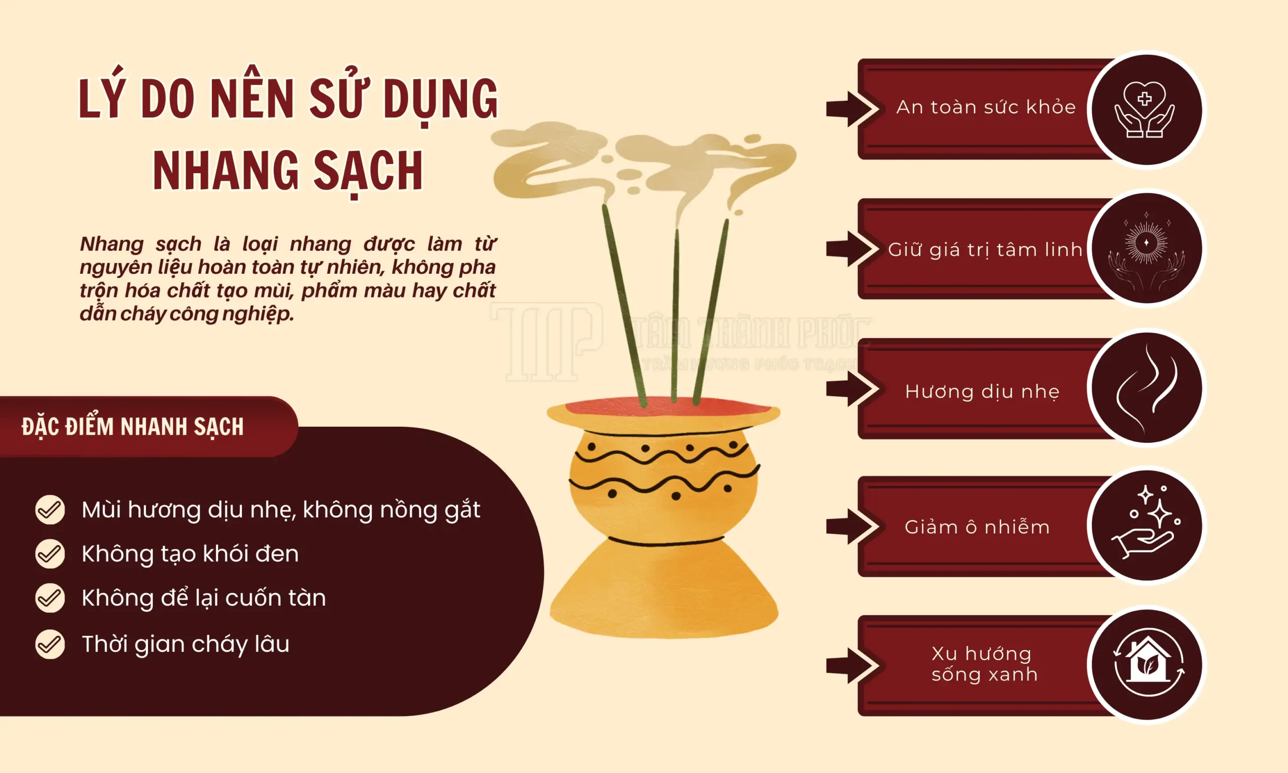 TOP 5 LÝ DO NÊN SỬ DỤNG NHANG SẠCH? CÓ HẲN LÀ XU THẾ