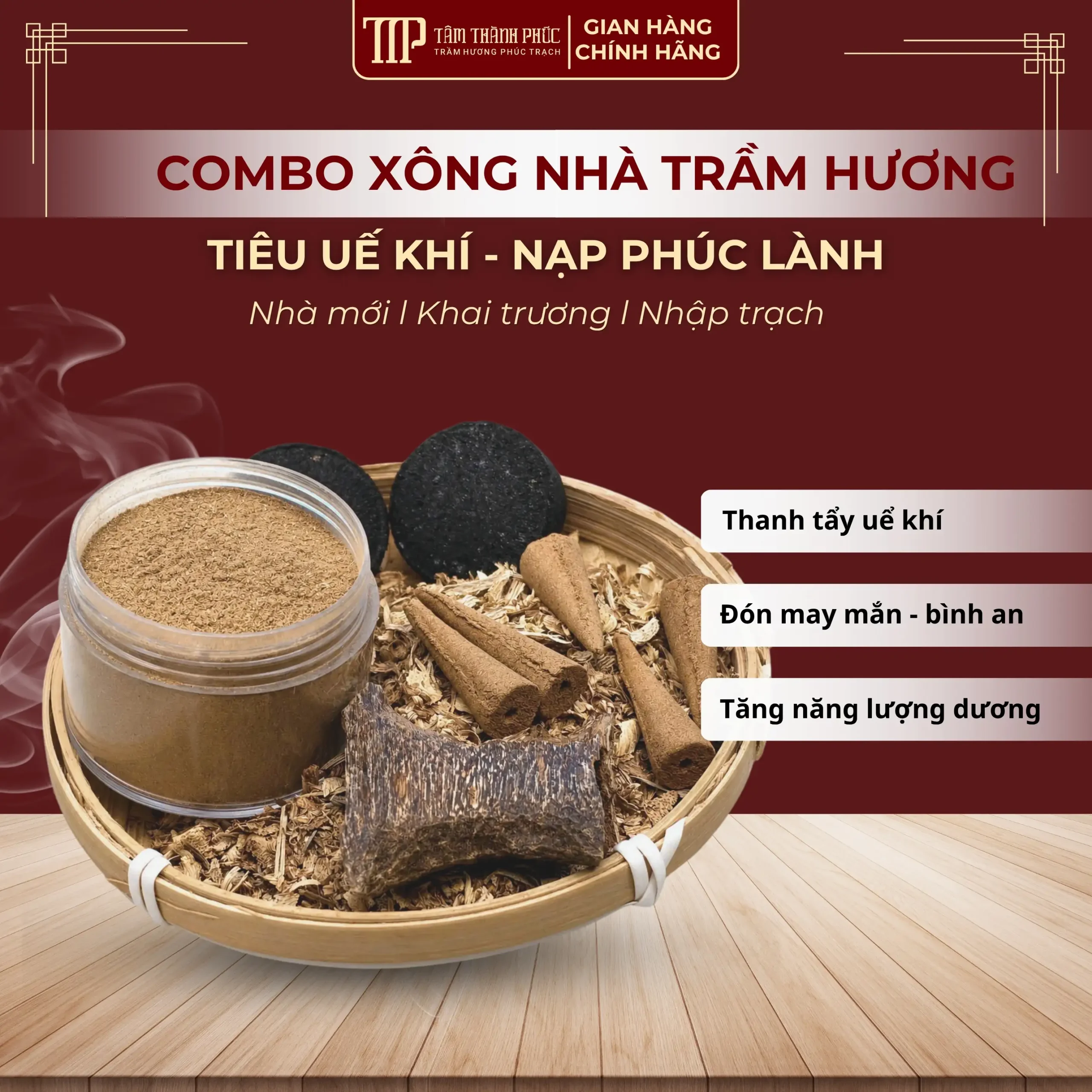 Combo trầm hương xông nhà